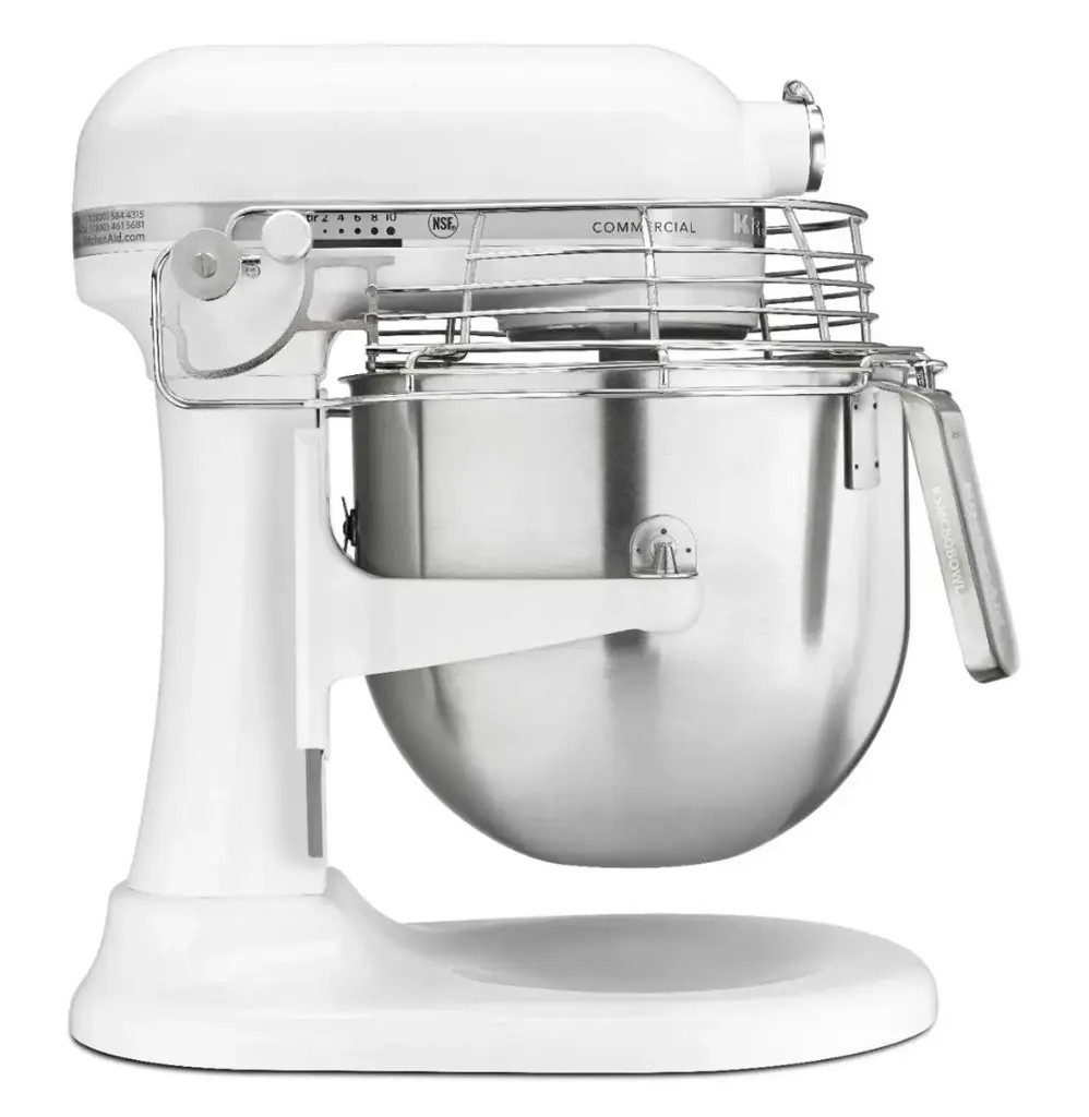Batidora Commercial Kitchenaid 7.5 L Guarda Bowl White