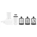 Aditamento Cortador Rallador Kitchenaid Acero Inoxidable