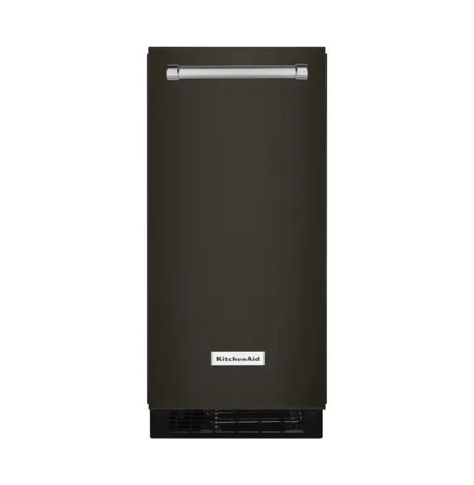 Fábrica de Hielos KitchenAid con Bomba Acero Negro