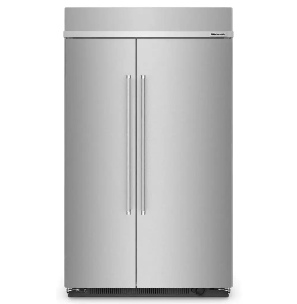 Refrigerador Empotrable Kitchenaid 48" Sin Despachador Acero Inoxidable Print Shield