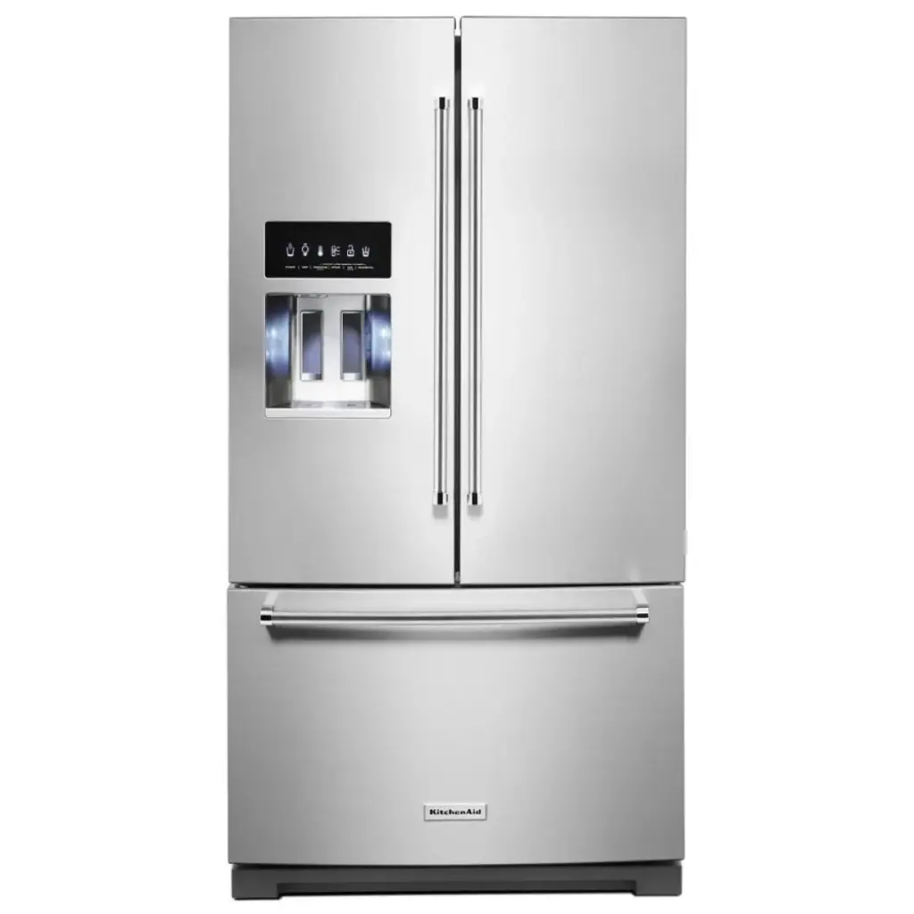 Refrigerador French Door 27 Acero Inoxidable con dispensador