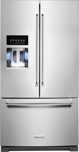 Refrigerador French Door 27 Acero Inoxidable con dispensador