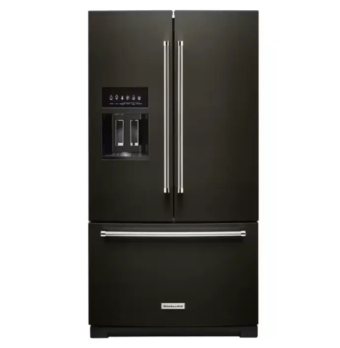 Refrigerador French Door 27P3 Acero Negro con dispensador exterior de agua y hielo