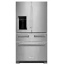 Refrigerador Multidoor Kitchenaid 25.8P3 Acero Inoxidable