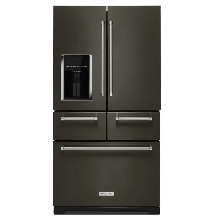 Refrigerador Multidoor Kitchenaid 25.8P3 Acero Negro