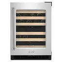 Cava de Vinos 24" Kitchenaid derecho Acero Inoxidable