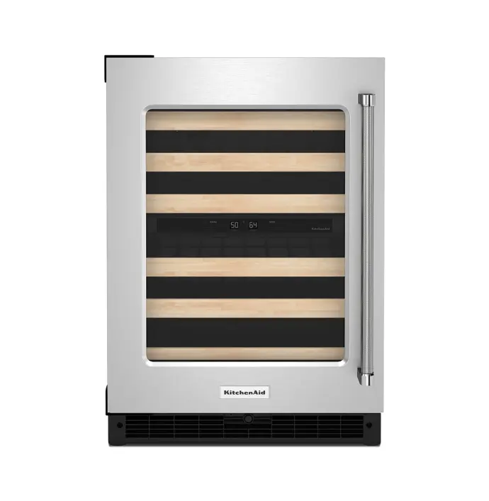 Cava de Vinos 24" Kitchenaid Izquierdo Acero Inoxidable