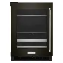 Centro de Bebidas 24" Kitchenaid Izquierdo Acero Negro