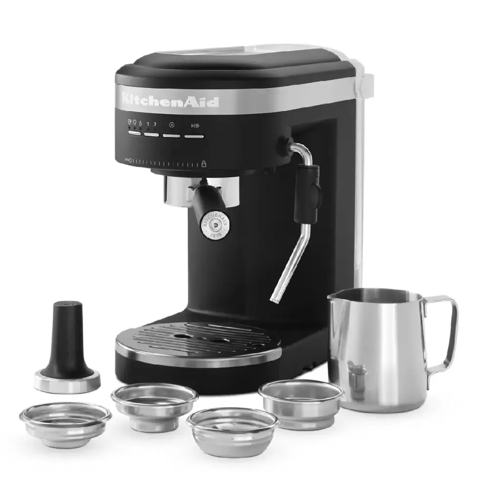 Cafetera Espresso Semiautomática Kitchenaid Black Mate