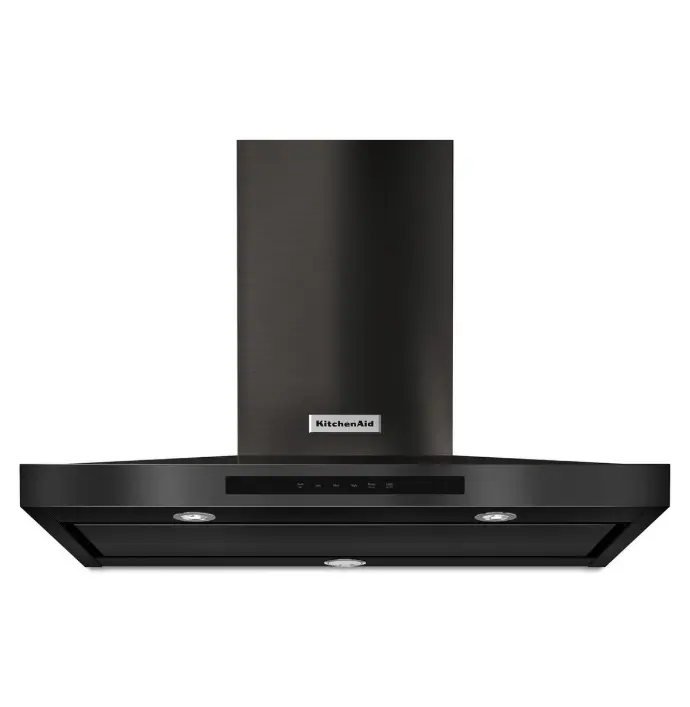 Campana 36" Kitchenaid 600 CFM Acero Negro