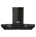 Campana 36" Kitchenaid 600 CFM Acero Negro