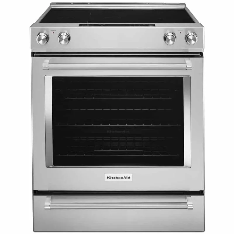 Estufa Eléctrica 30" Kitchenaid 5E Acero Inoxidable