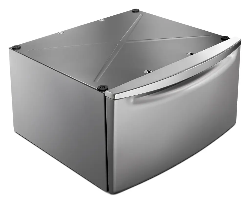 Pedestal para Lavadora y Secadora Whirlpool y Maytag Silver