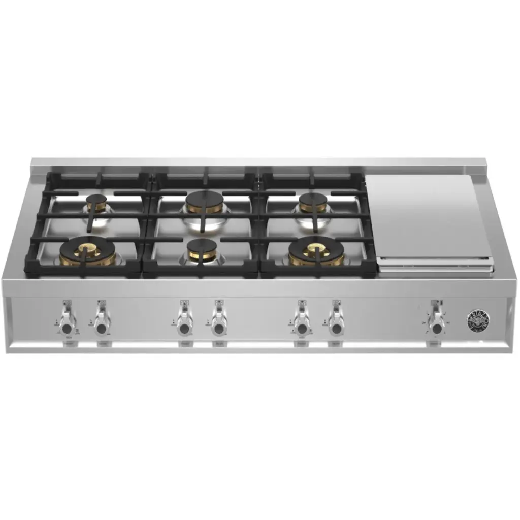 Parrilla De Gas 48" Bertazzoni Acero Inoxidable