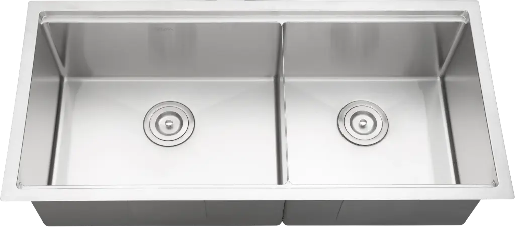 Tarja Sinka Doble Tina Asimétrica 94 X 45 Cal 16 R 10 Acero Inoxidable