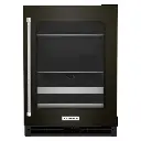 Centro de Bebidas KitchenAid 24" derecho Acero Negro