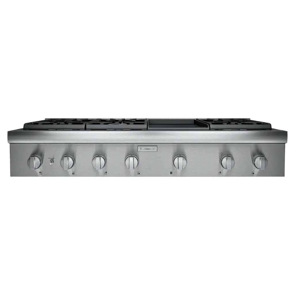 Parrilla de Gas Professional® Thermador 48" 6Q con Plancha