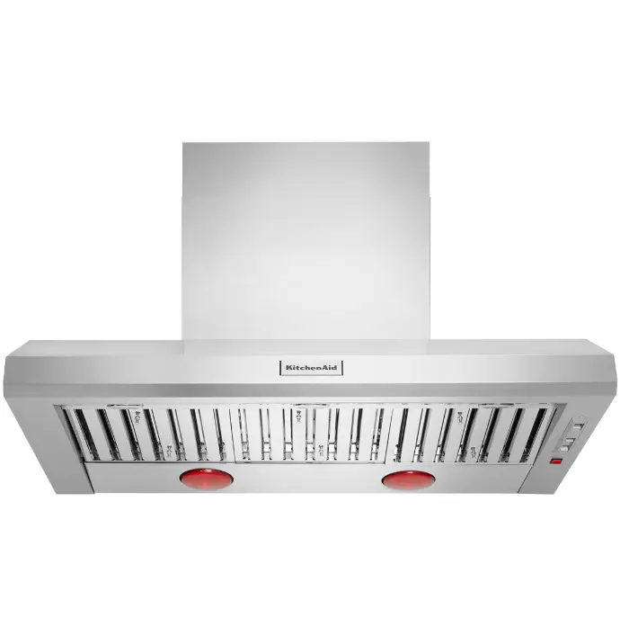 Campana KitchenAid 48" profesional 1200 CFM Acero Inoxidable