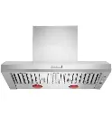 Campana KitchenAid 48" profesional 1200 CFM Acero Inoxidable