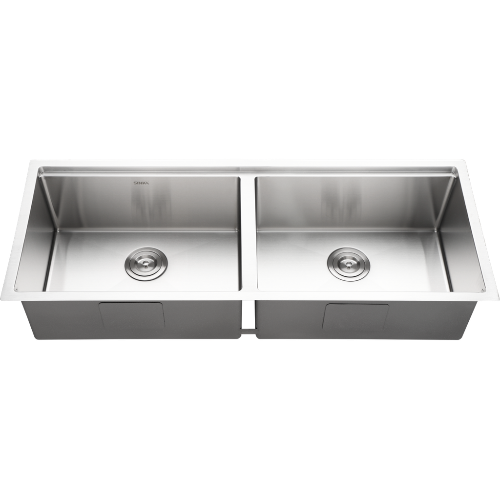 Tarja Sinka Doble Tina Simétrica 113 X 45 Cal 16 R10 Acero Inox