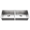 Tarja Sinka Doble Tina Simétrica 113 X 45 Cal 16 R10 Acero Inox