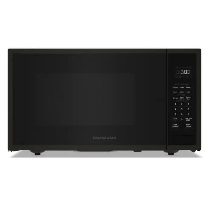 Microondas 1.6 P3 KitchenAid Acero Negro