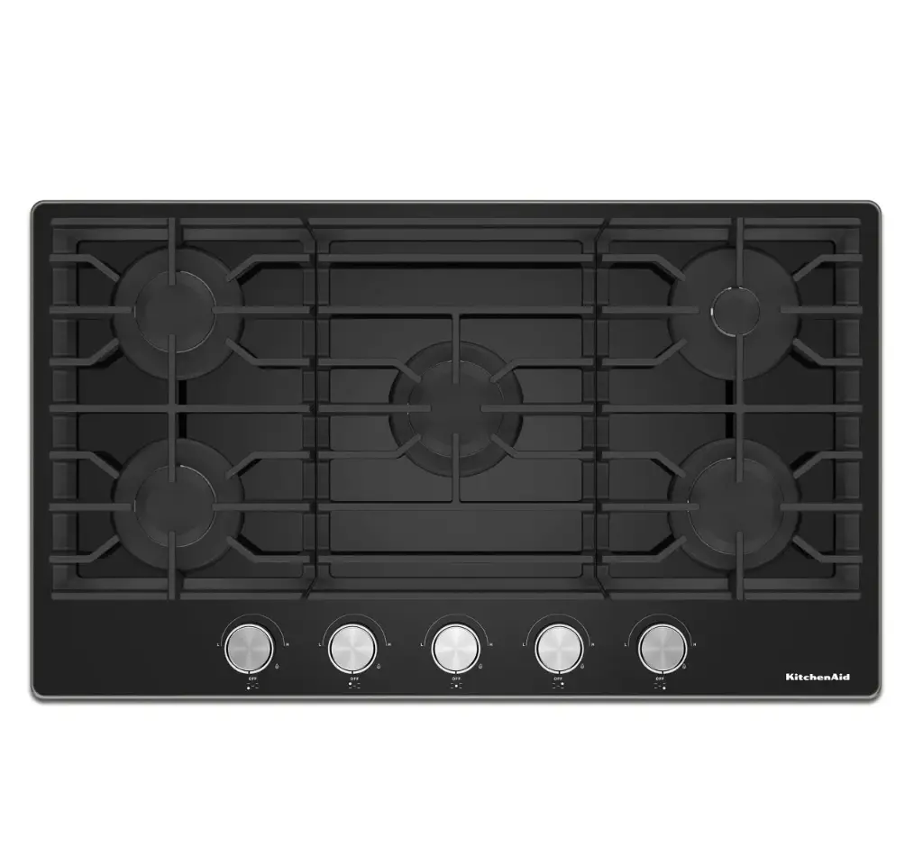 Parrilla de Gas KitchenAid 36" Vidrio Negro