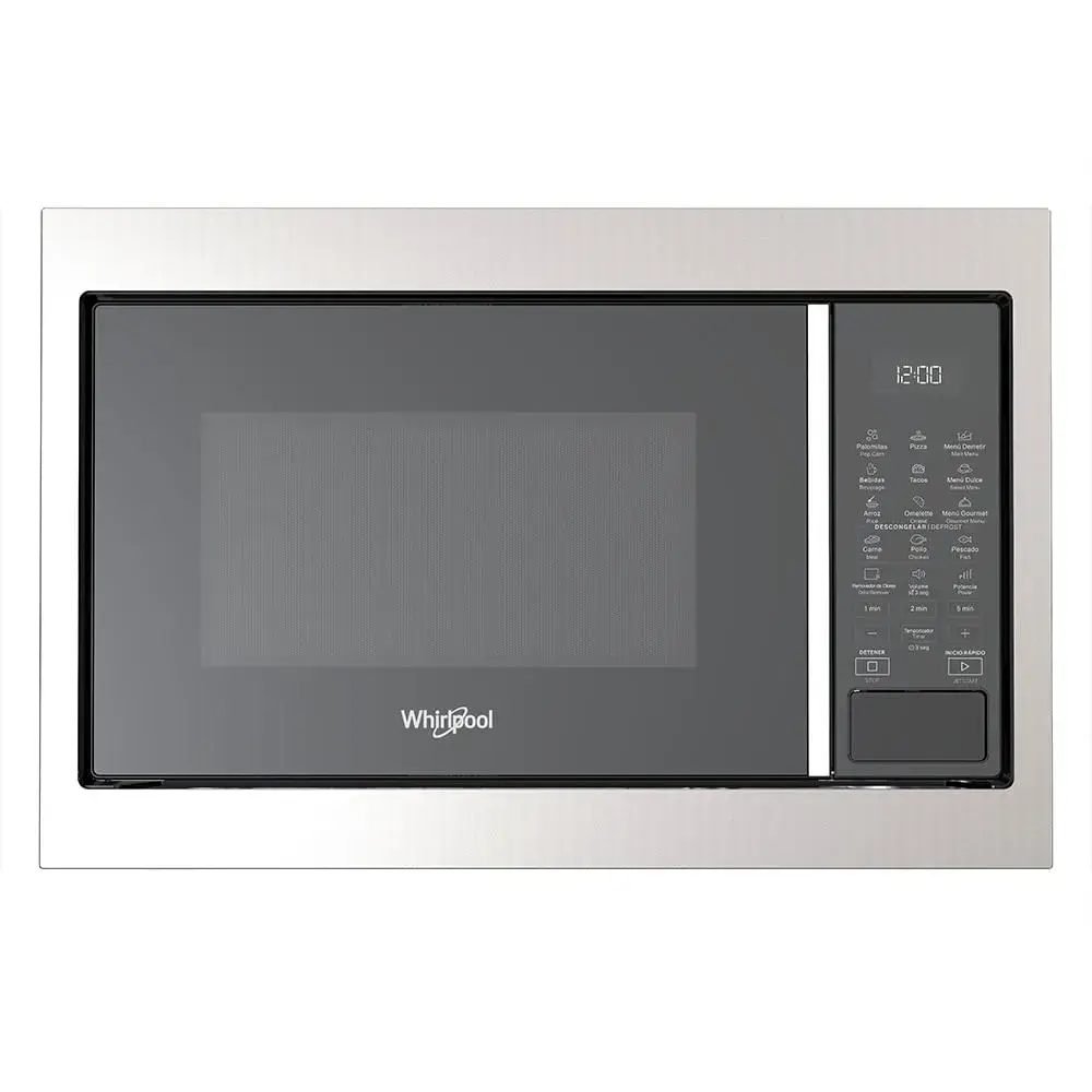 Microondas con Trim 1.1 P3 Whirlpool Acero Inoxidable