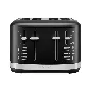 Tostador 4 rebanadas KitchenAid Black Mate