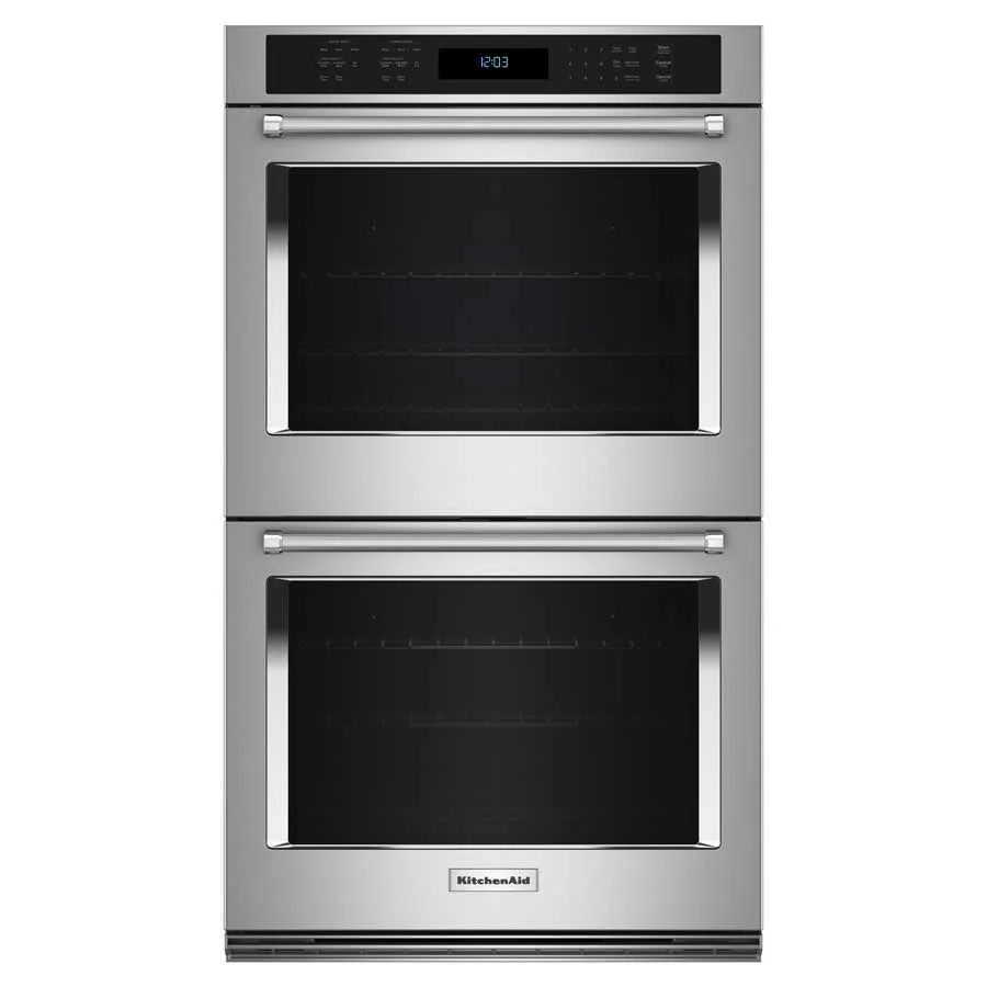 Horno Doble 30" Eléctrico KitchenAid Acero Inoxidable
