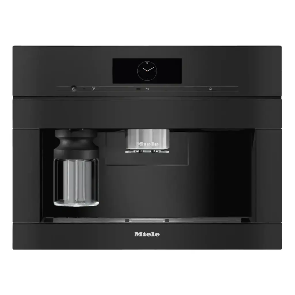 Cafetera Empotrable 24" Miele Obsidian Black