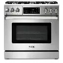 Estufa Gas Profesional 36" Thor Acero Inoxidable