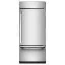 Refrigerador Empotrable 36" Kitchenaid BM Derecho Acero Inoxidable con PrintShield