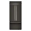 Refrigerador Empotrable 36" Kitchenaid French Door Black Ore