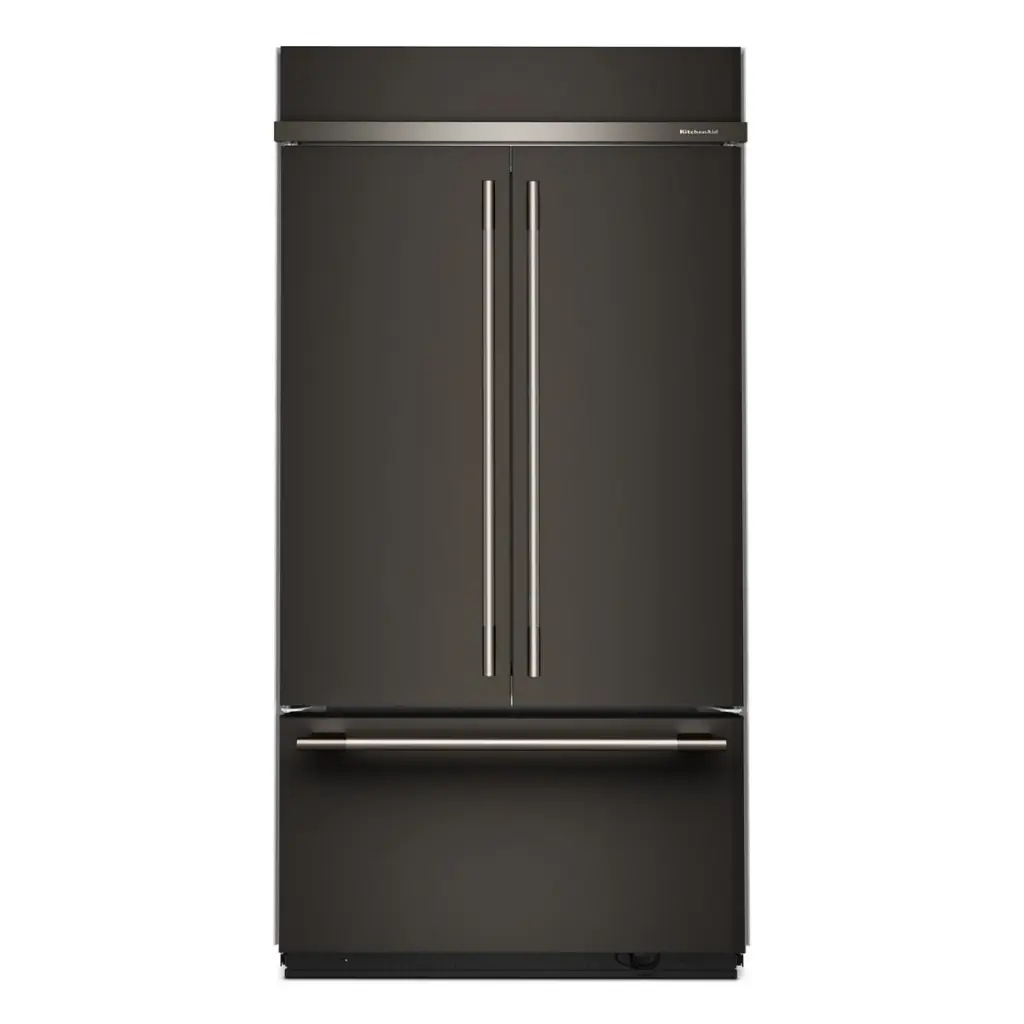 Refrigerador Empotrable 42" Kitchenaid French Door Black Ore
