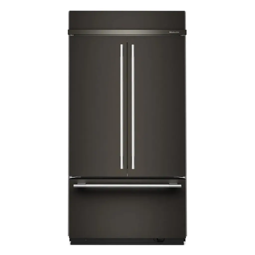 Refrigerador Empotrable 42" Kitchenaid French Door Black Ore