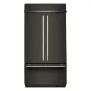 Refrigerador Empotrable 42" Kitchenaid French Door Black Ore