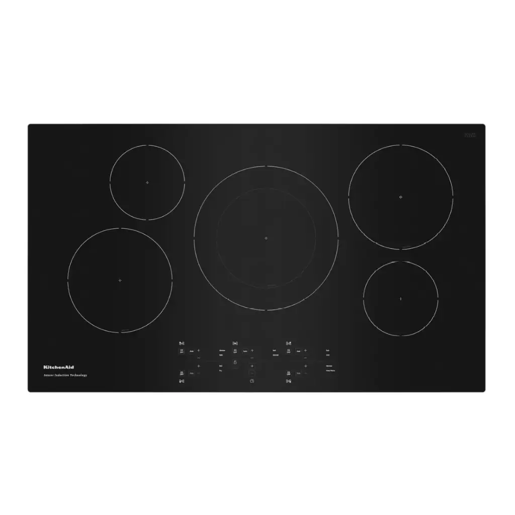 Parrilla de Inducción 36" Kitchenaid 5E Negro