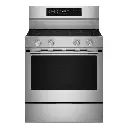 Estufa 30" Kitchenaid Eléctrica Acero Inoxidable con PrintShield