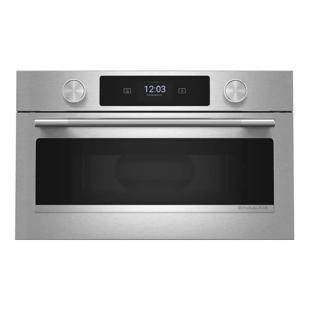 Horno Microondas 30" Kitchenaid Empotrable Acero Inoxidable con PrintShield