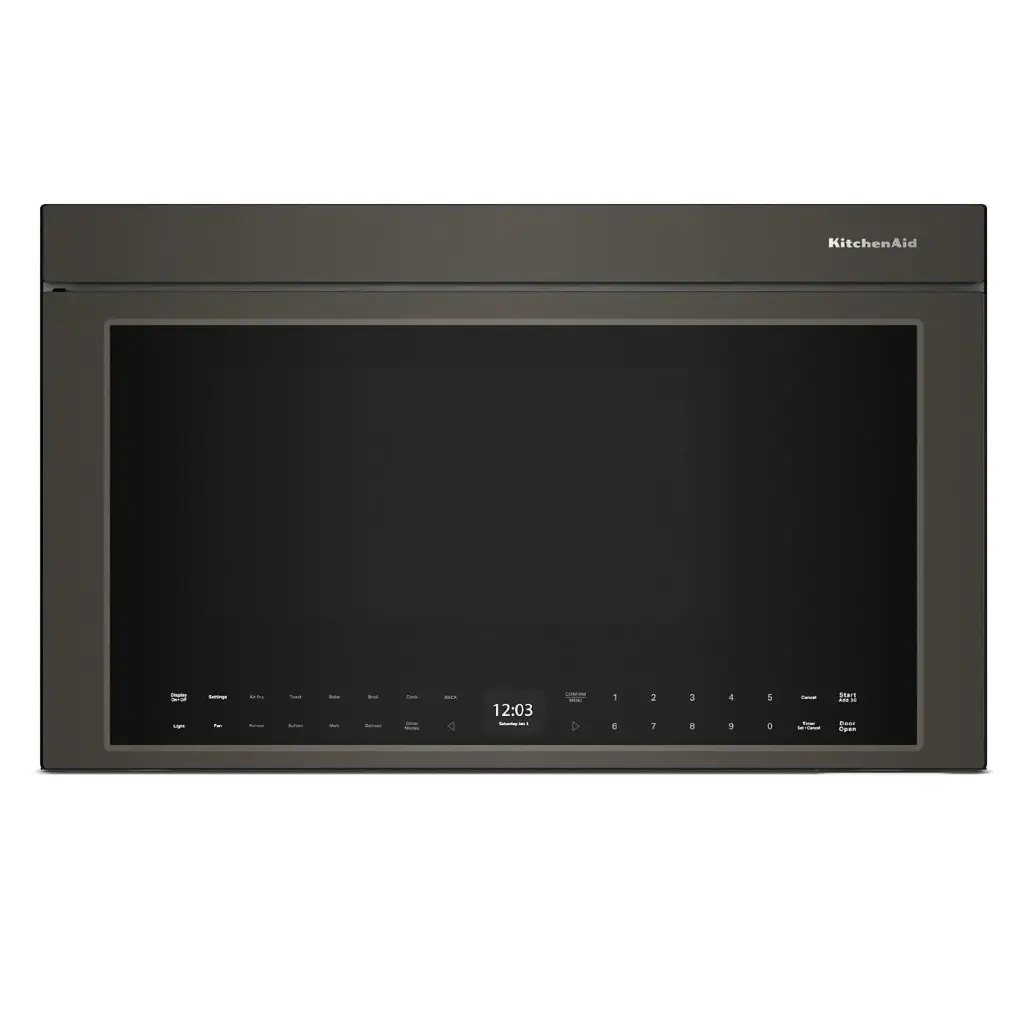 Microcampana 30" Kitchenaid Sobre Estufa Black Ore
