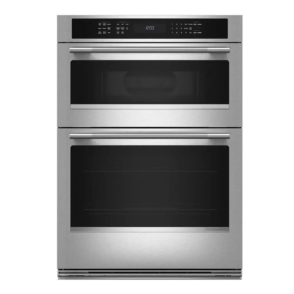 Horno Combo Eléctrico 30" Kitchenaid Acero Inoxidable con PrintShield
