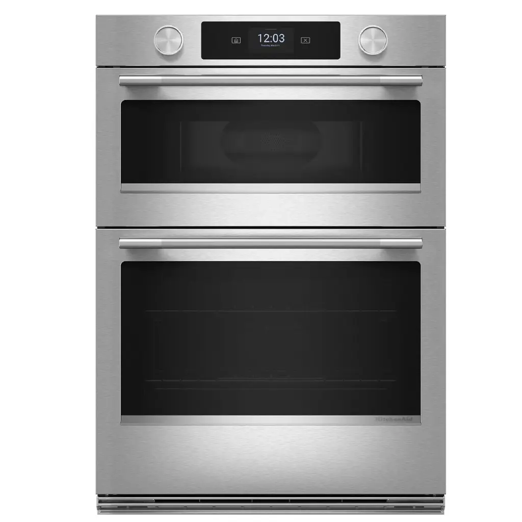 Horno Combo Eléctrico 30" Kitchenaid Acero Inoxidable con PrintShield