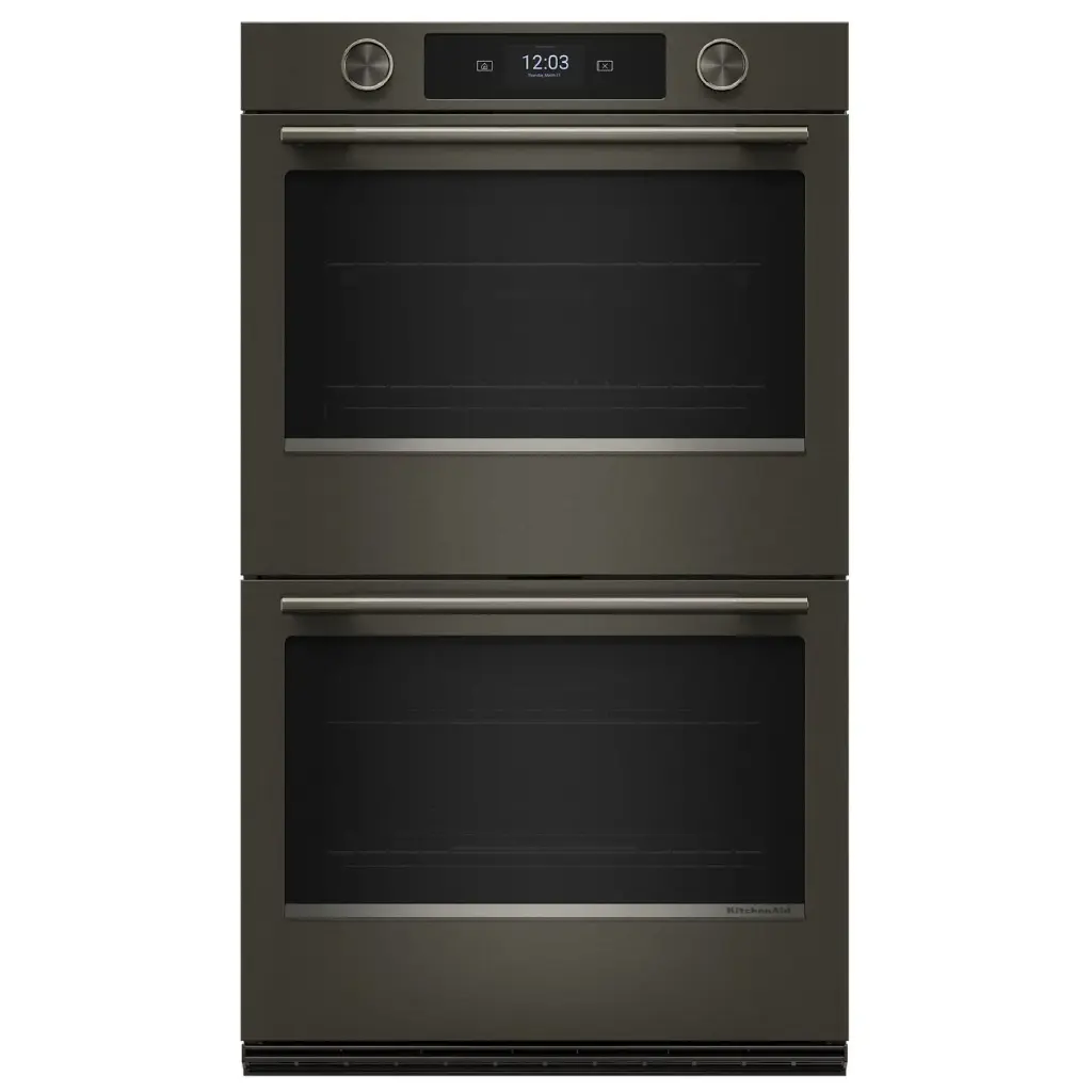 Horno Doble Eléctrico 30" Kitchenaid Empotrable Black Ore