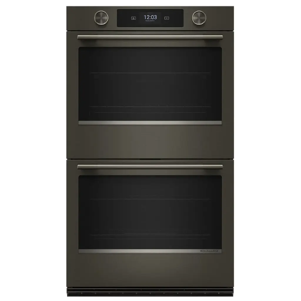 Horno Doble Eléctrico 30" Kitchenaid Empotrable Black Ore