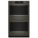 Horno Doble Eléctrico 30" Kitchenaid Empotrable Black Ore