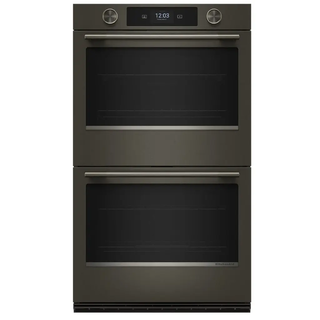 Horno Doble Eléctrico 30" Kitchenaid Empotrable Black Ore