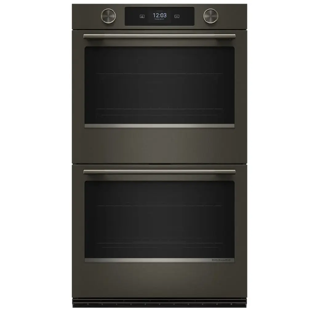 Horno Doble Eléctrico 30" Kitchenaid Empotrable Black Ore