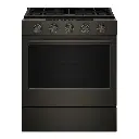 Estufa de Gas 30" Kitchenaid Gas Black Ore