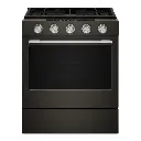 Estufa de Gas 30" Kitchenaid Gas Black Ore